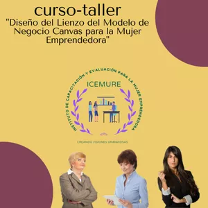 Imagen de portada para Curso online Diseño del Lienzo del Modelo de Negocio Canvas para la Mujer Emprendedora