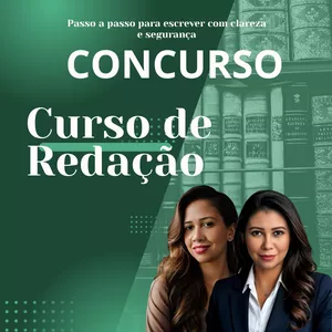 Imagem de capa para o Curso online CURSO DE REDAÇÃO CONCURSO + MENTORIA