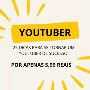 Imagem de capa para o Ebook YOUTUBER E-BOOK