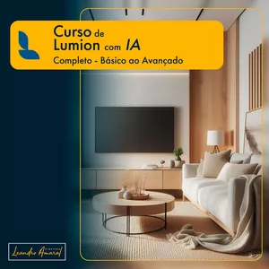 Curso Curso de Lumion, Photoshop e Camtasia com IA + Presentes