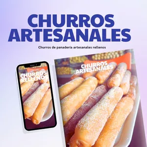 Imagen de portada para Ebook Churros Artesanales que facturan: aprende a generar ingresos desde casa con tu talento dulce