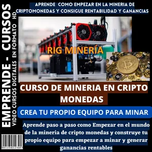 Imagen de portada para Curso online CURSO DE MINERÍA EN CRIPTO MONEDA - CREA TU EQUIPO PARA MINAR