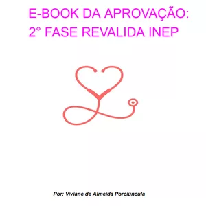 Imagem de capa para o Ebook E-BOOK DA APROVAÇÃO: SEGUNDA FASE REVALIDA INEP
