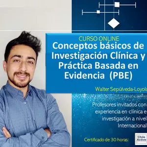 Imagen de portada para Curso online Conceptos básicos de Investigación Clínica y Práctica Basada en Evidencia  (PBE)