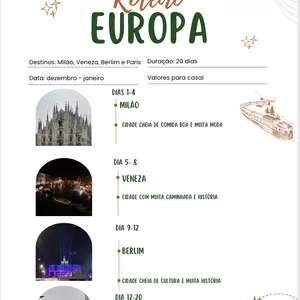 Imagem de capa para o Ebook 20 dias na Europa (Eurotrip)