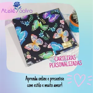 Imagem do curso Carteiras em Cartonagem - Ateliê Safira