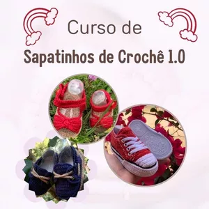 Imagem do curso Curso de Sapatinho de Crochê 1.0