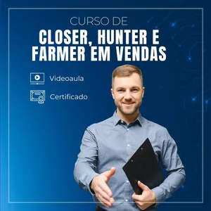 Imagem do curso Curso de Closer, Hunter e Farmer em Vendas