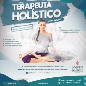Imagem de capa para o Curso online Formação em Terapeuta Holístico Internacional