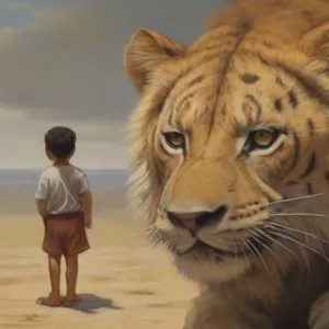 Imagem de capa para o Ebook O Leão Curioso