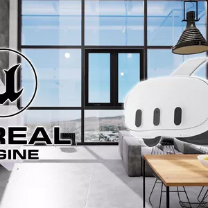 Cover image for Online course Create Your First Unreal Engine 5 VR App for Meta Horizon!