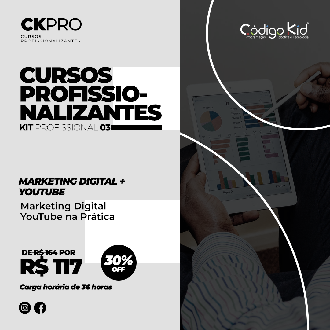 Imagem do curso KIT Profissional - Marketing Digital + Youtube