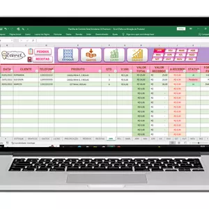 Planilha "Planilha" Controle de Venda "Sorvete"