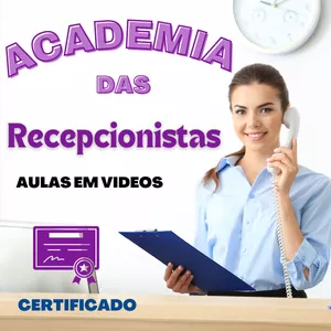 Imagem do curso ACADEMIA DAS RECEPCIONISTAS 