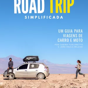 Imagem de capa para o Ebook Road Trip Simplificada - Um guia para viagens de carro e moto