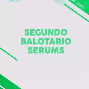 Imagen de portada para Ebook SEGUNDO BALOTARIO 2025 - SERUMS 