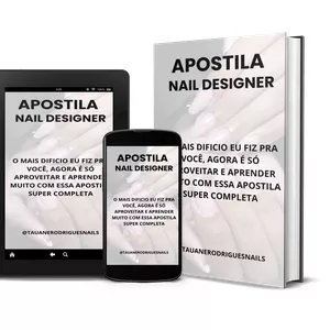 Imagem de capa para o Curso online Apostila completa para instrutoras  e profissionais de alongamento de unhas