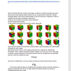 Imagem de capa para o Ebook Como montar cubo magico: Método simples e avançado