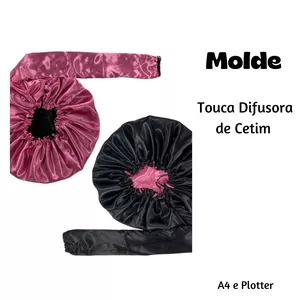 Imagem de capa para o Ebook MOLDE TOUCA DIFUSORA DE CETIM 