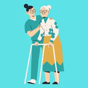 Imagem de capa para o Ebook CURSO CUIDADORA DE IDOSOS