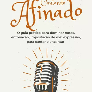 Imagem de capa para o Ebook CANTANDO AFINADO