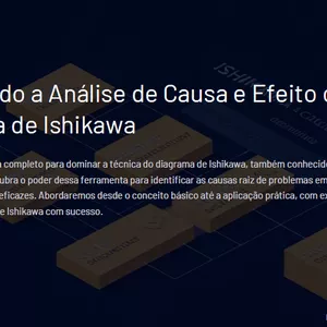 Imagem de capa para o Ebook Dominando a Análise de Causa e Efeito com Diagrama de Ishikawa