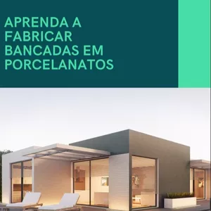 Imagem de capa para o Ebook Aprenda a Fabricar Bancadas em Porcelanatos 