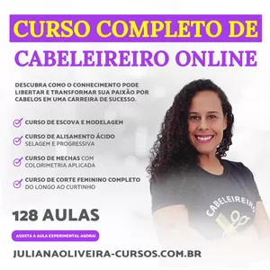 Imagem de Curso de Cabeleireiros 2.0 criado por Juliana Oliveira - Formadora de Cabeleireiros na hotmart