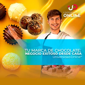 Imagen de portada para Curso online Tu Marca de Chocolate: Negocio Exitoso desde Casa