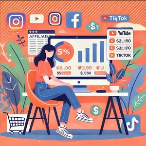 Imagem de capa para o Ebook "Afiliado de Sucesso: Como Ganhar Dinheiro Vendendo na Shopee" 🚀💰