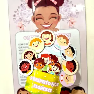 Imagem de capa para o Ebook Luva pedagógica e cartaz do Poema “O respeito nos faz florescer”