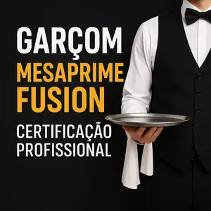Imagem do curso Garçom MesaPrime Fusion – Certificação Profissional 