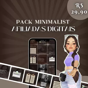 Imagem de capa para o Ebook Pack Minimalist Afiliadas Digitais 