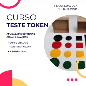 Imagem de capa para o Curso online Curso Aplicação e Correção Teste Token 
