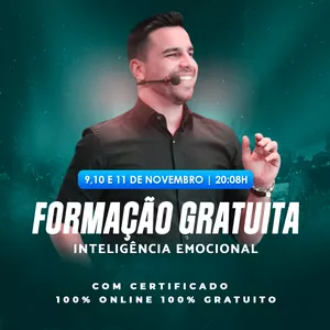 Imagem de capa para o Curso online Gravação da Formação + WORKBOOK 100% Doação
