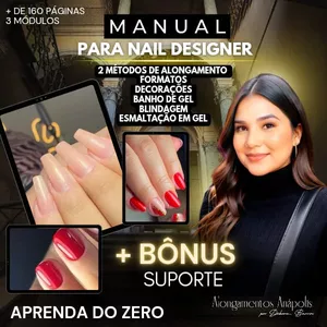 Imagem de capa para o Ebook Apostila Nails designer de sucesso + bônus