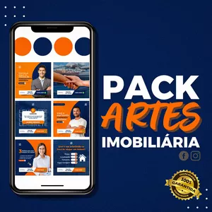 Imagem do curso Pacote +30 Artes Feed para Imobiliária - Canva Pack