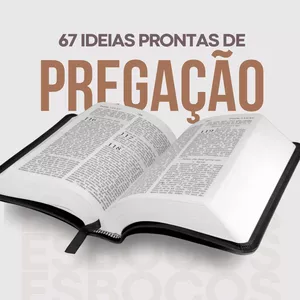 Imagem de capa para o Curso online 67 ideias Prontas para Pregações 