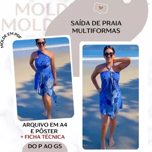 Imagem de capa para o Ebook Saída de Praia Multiformas - Molde em PDF