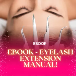 Cover image for Online course EBOOK - Eyelash Extension Manual!