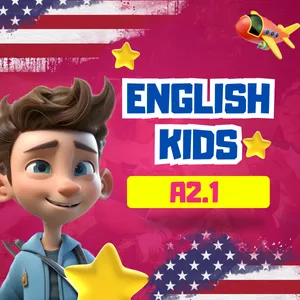 Imagem de capa para o Curso online English Kids - A2.1