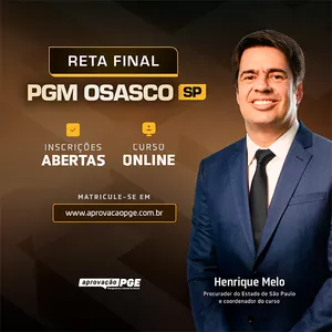 Imagem de capa para o Curso online RETA FINAL PGM OSASCO
