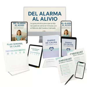 Imagen de portada para Ebook Ansiedad Infantil: Guía práctica para padres con el Método del Cerebro Calmado