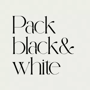 Imagem de capa para o Curso online Pack de presets Black &amp; White by Juliana Kneipp
