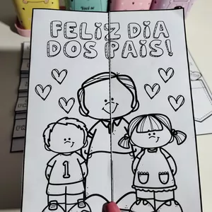 Imagem de capa para o Ebook Lapbook dia dos pais