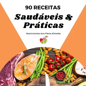 Imagem de capa para o Ebook Ebook 90 receitas Saudáveis & Práticas