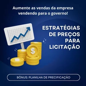 Imagem de Estratégias de Preços para Licitação criado por Contador Consultor Online na hotmart