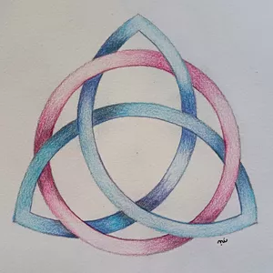 Imagem de capa para o Curso online Como Desenhar Símbolo Celta Triquetra