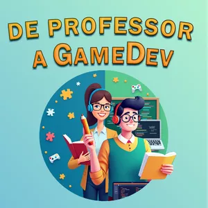 Imagem de capa para o Curso online De Professor a GameDev