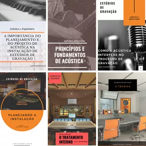 Imagem de capa para o Ebook Coleção e-books: estúdios de gravação 